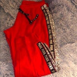 Victoria’s Secret pink bling jogger